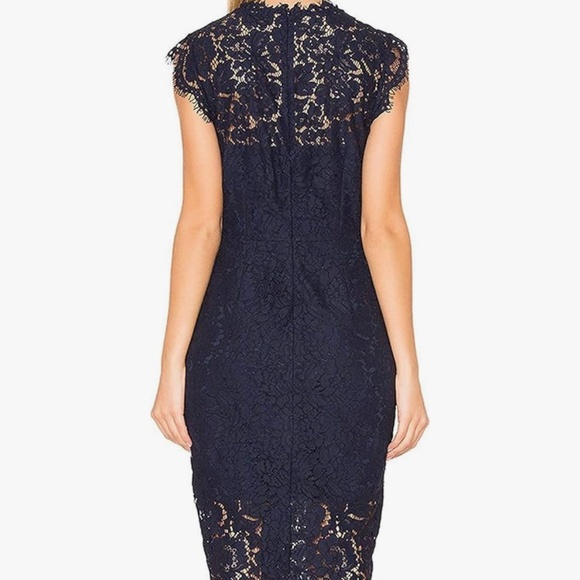 Merokeety Dress, Lace, M, New in Bag, Navy, Midi - Picture 5 of 8